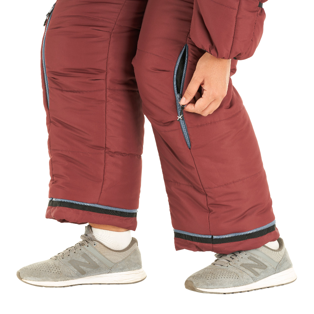 Original Recycled Burgundy Earth Wearable Sleeping Bag