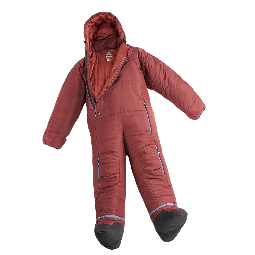 Original Recycled Burgundy Earth Wearable Sleeping Bag