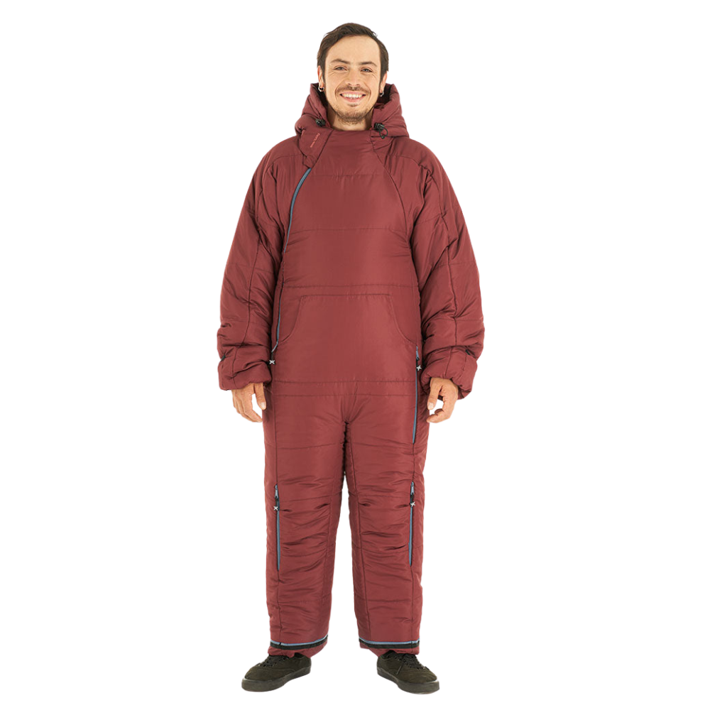 Original Recycled Burgundy Earth Wearable Sleeping Bag