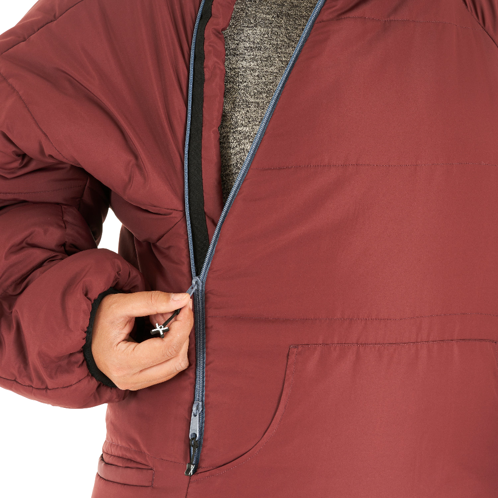 Original Recycled Burgundy Earth Wearable Sleeping Bag