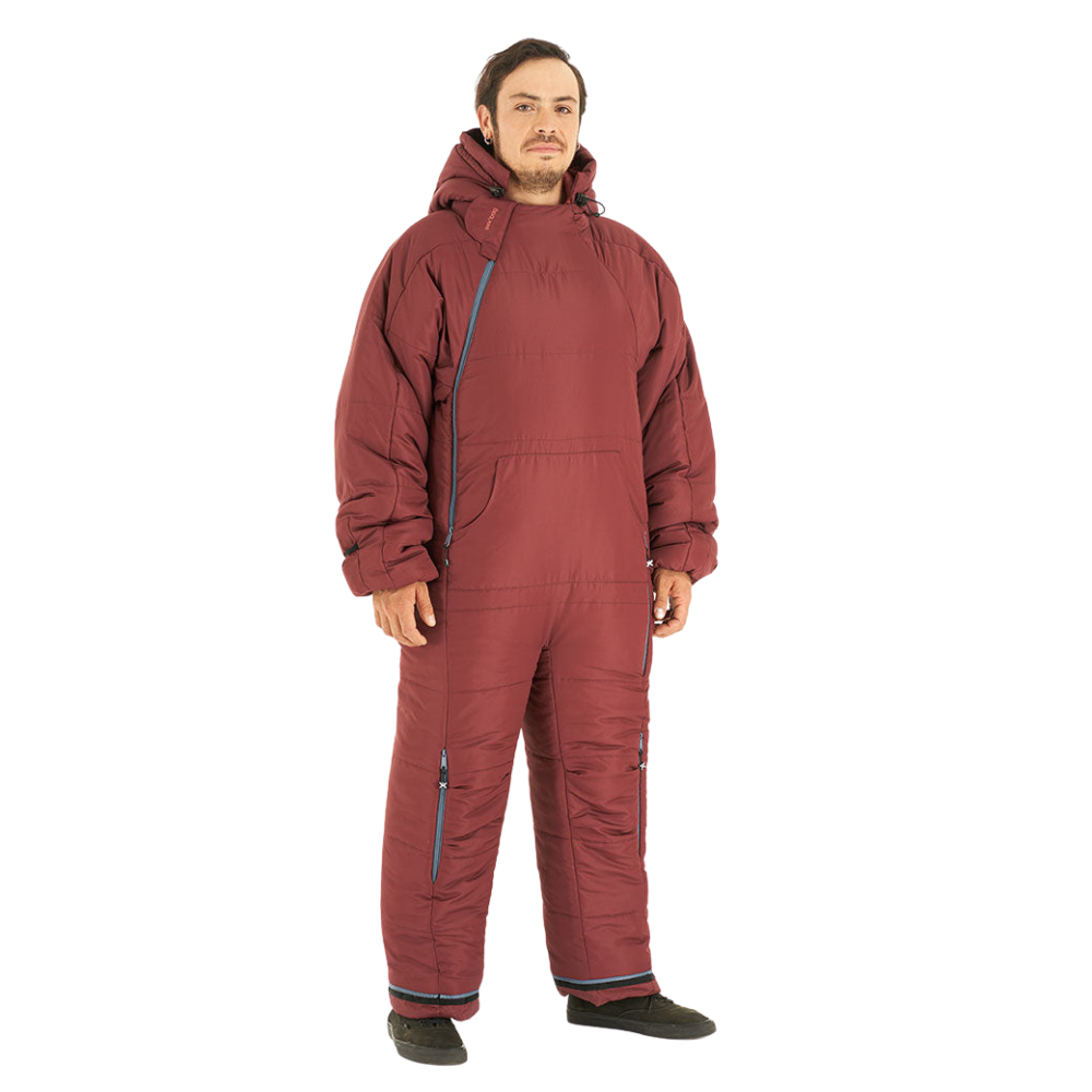 Original Recycled Burgundy Earth Wearable Sleeping Bag