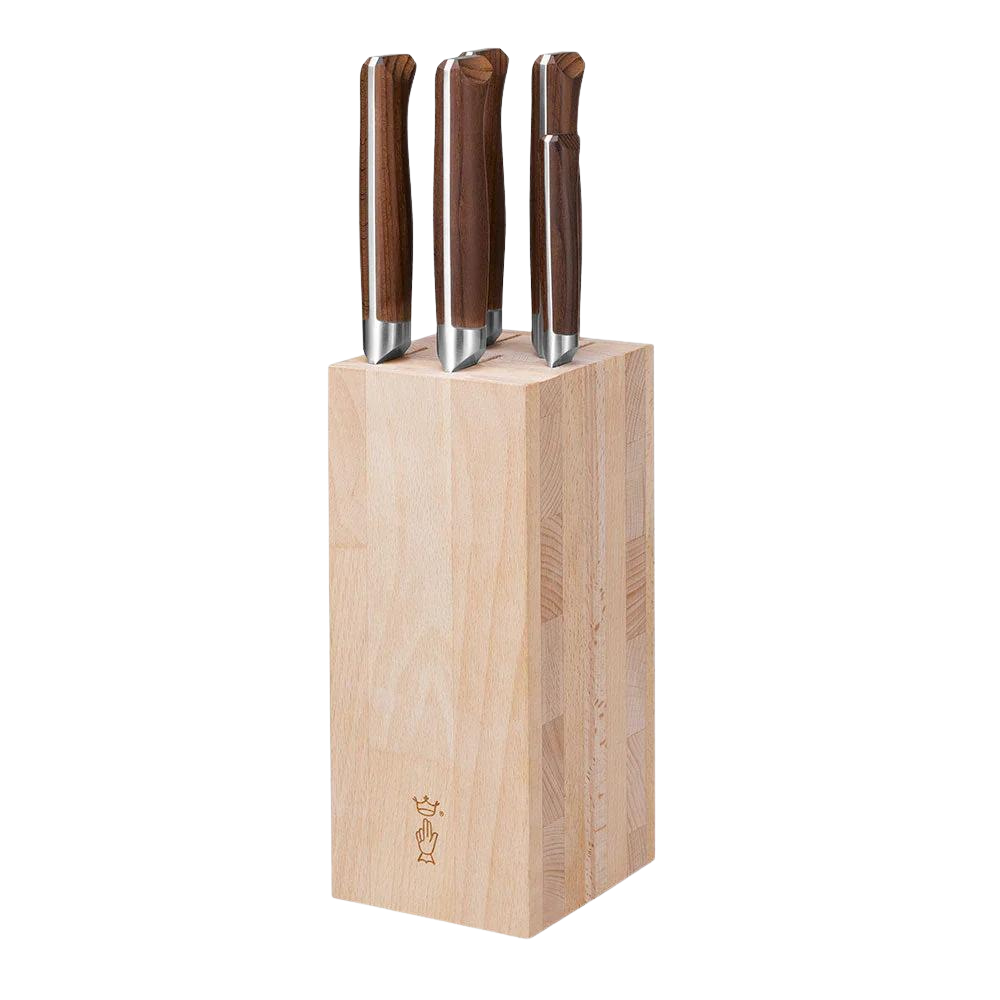 5-Slot Beech Wood Knife Block