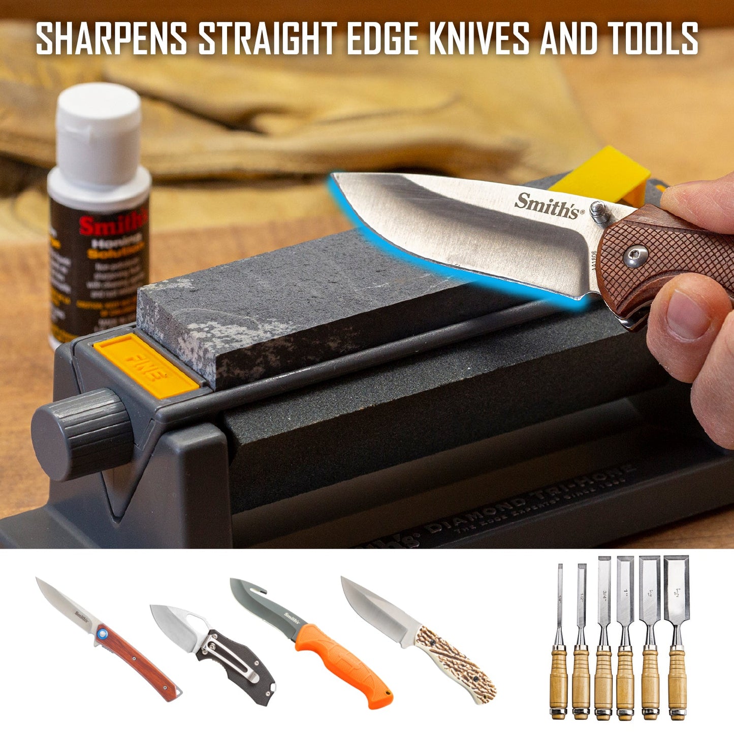 6" Three Stone Sharpening System