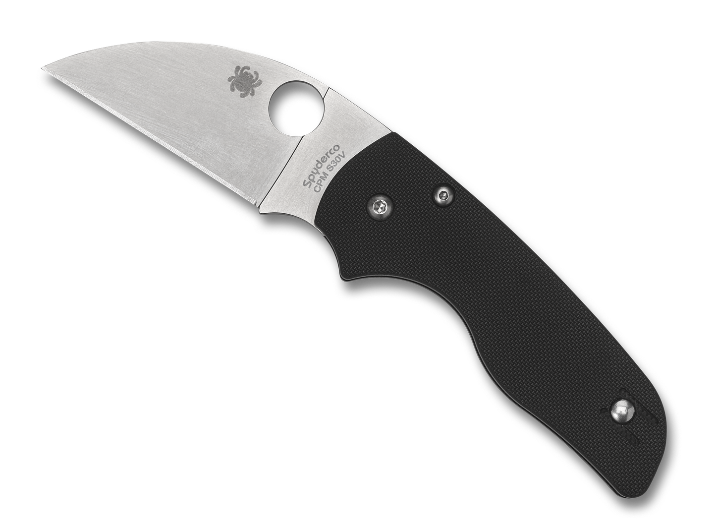 Lil' Native Wharncliffe G-10 CPM S30V Steel Black - Plain Blade