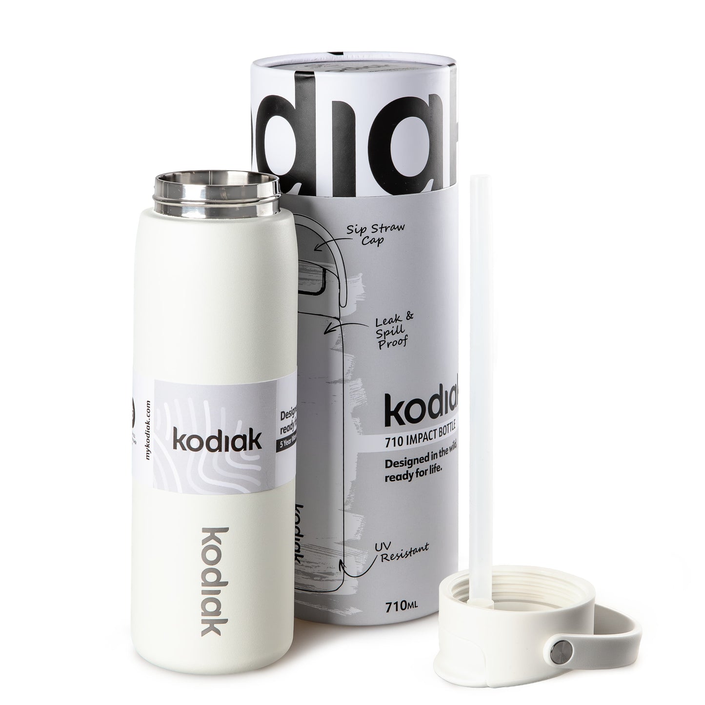 Kodiak Impact Bottle 710ml Full Colour Display Bundle NZ