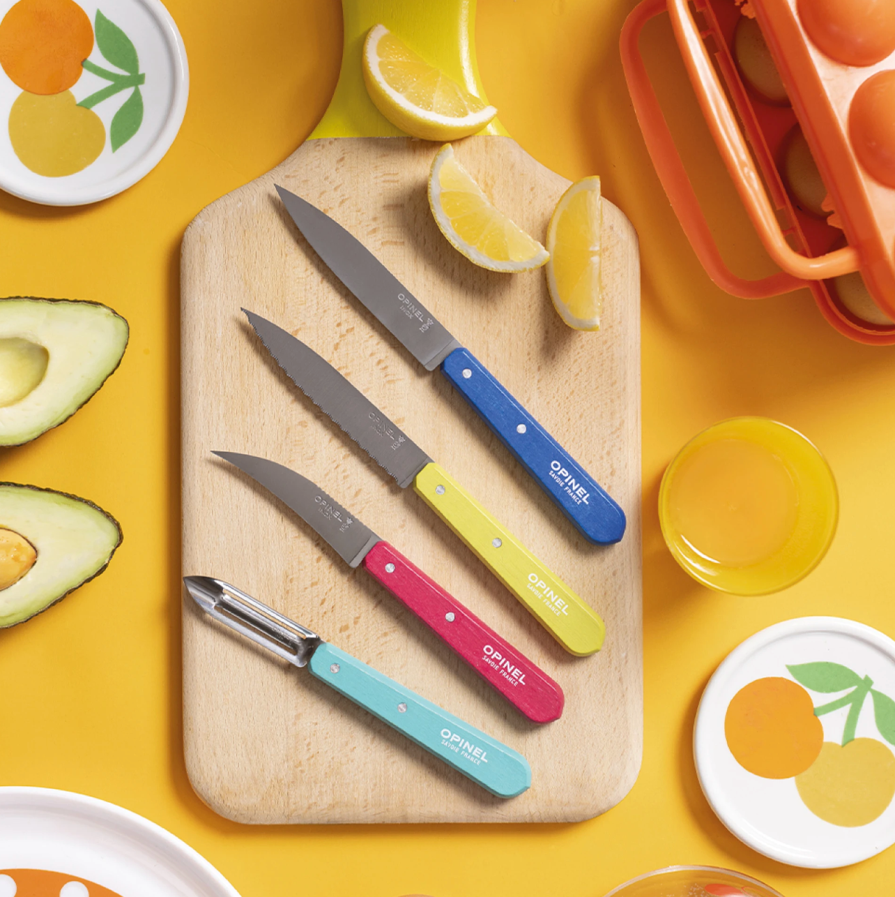 Les Essentiels Pop 80 Kitchen Knife Set