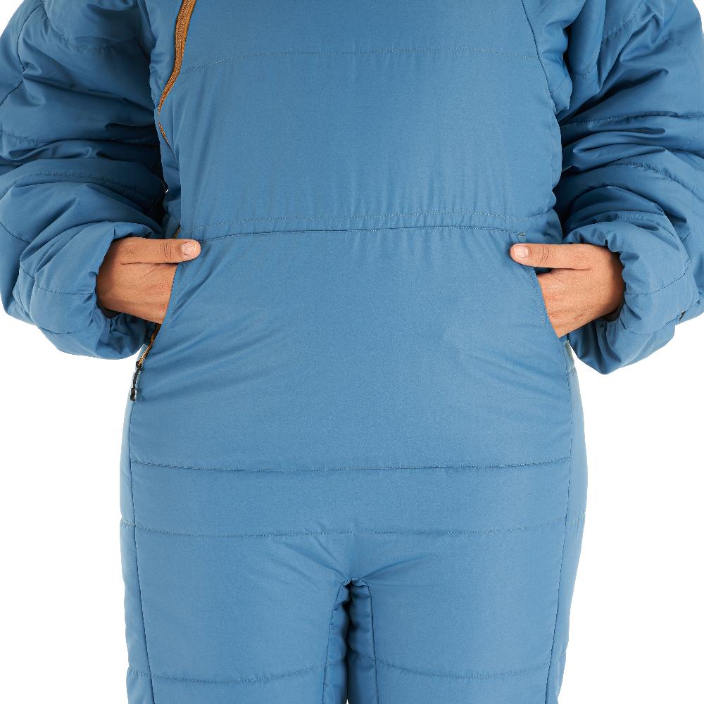 Lite Recycled Foggy Blue Wearable Sleeping Bag