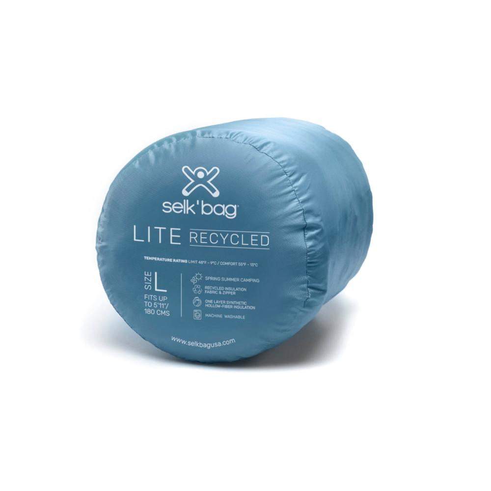 Lite Recycled Foggy Blue Wearable Sleeping Bag