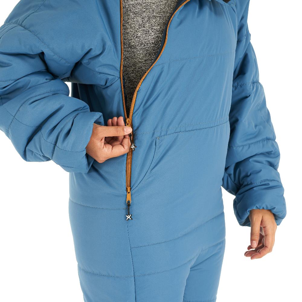 Lite Recycled Foggy Blue Wearable Sleeping Bag