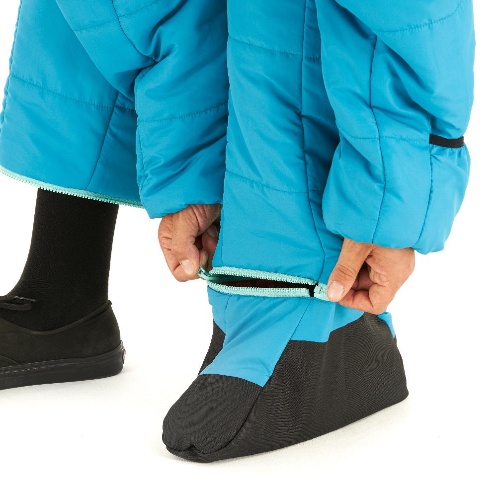 Lite Recycled Teal Sunlight Wearable Sleeping Bag