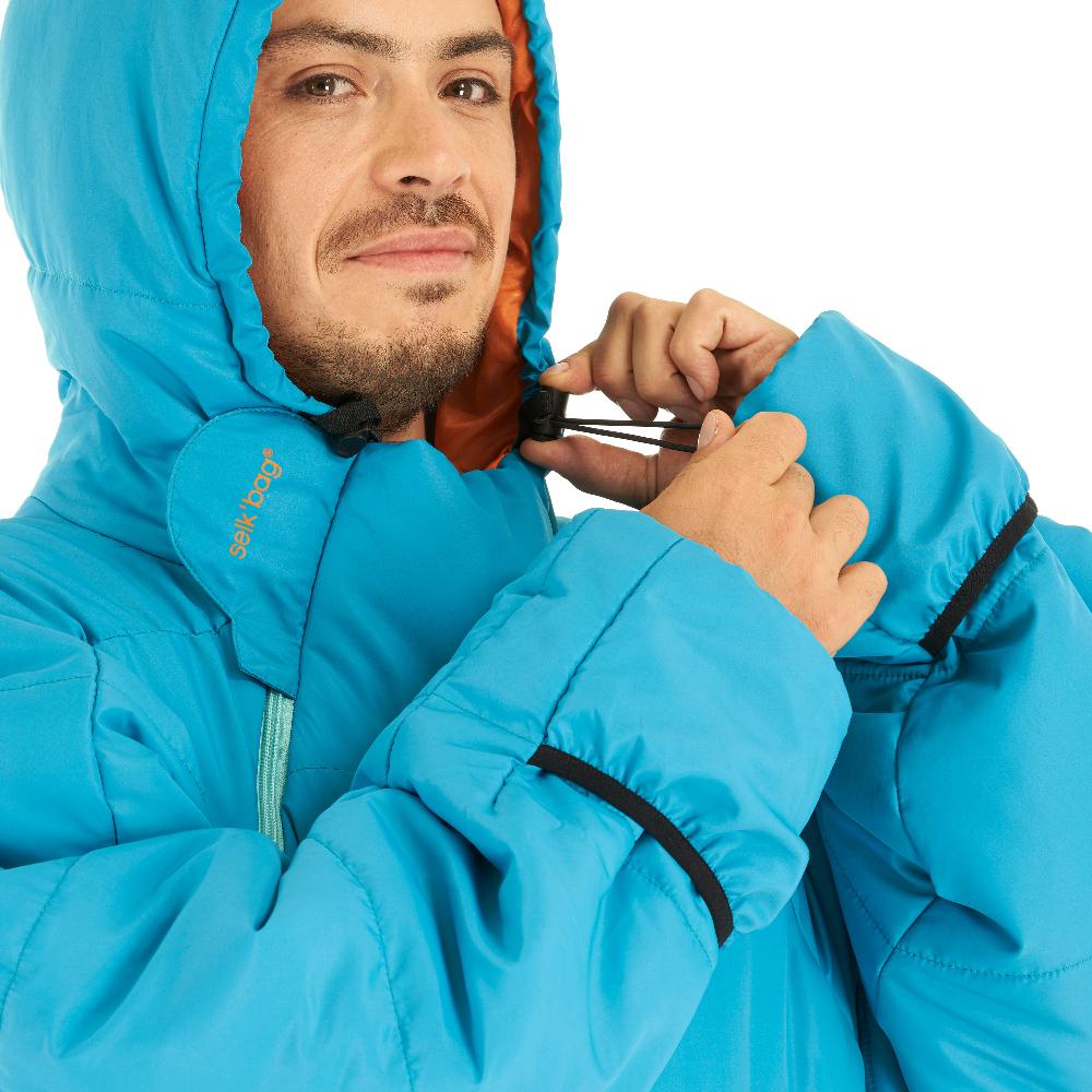 Lite Recycled Teal Sunlight Wearable Sleeping Bag
