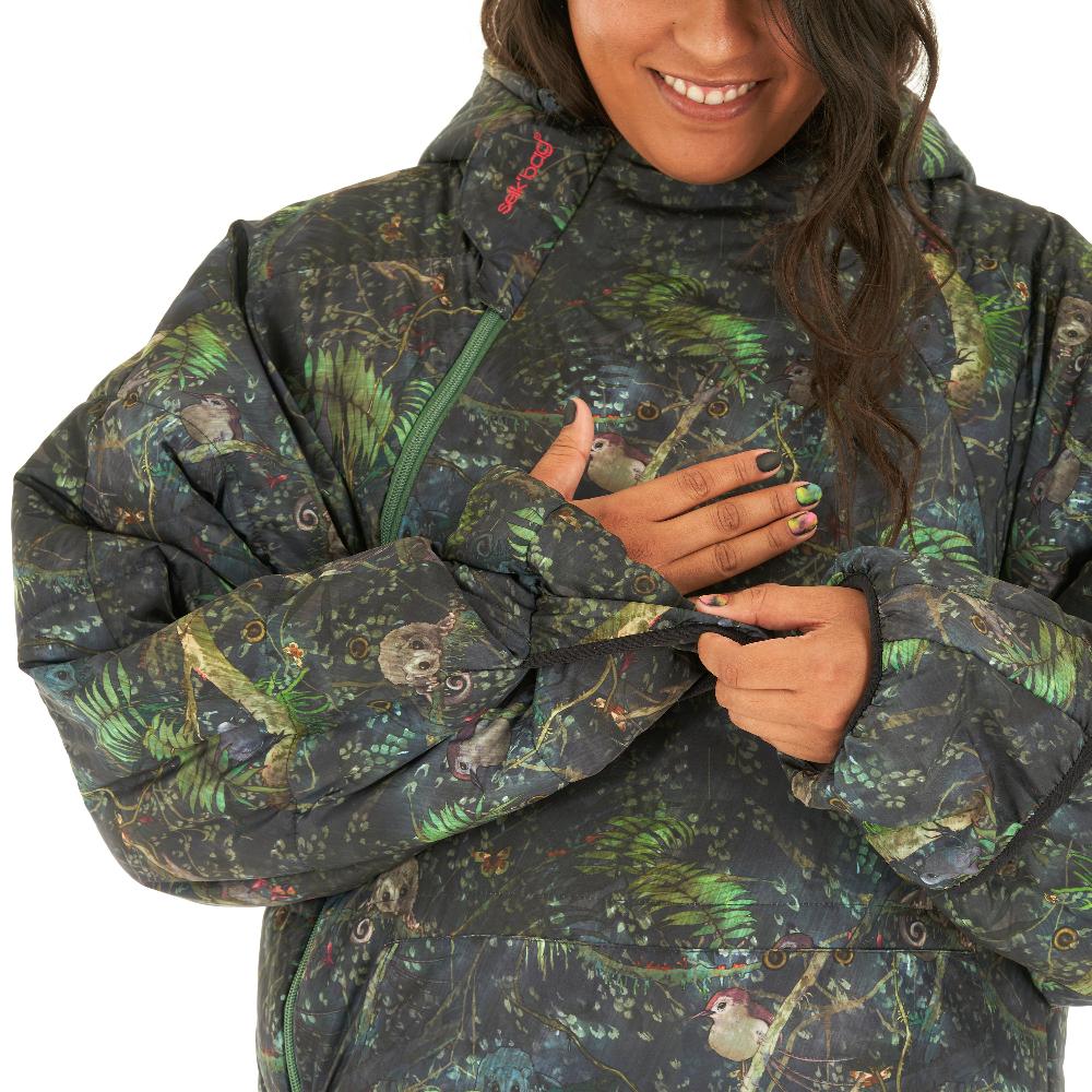 Prints Rainforest Wearable Sleeping Bag
