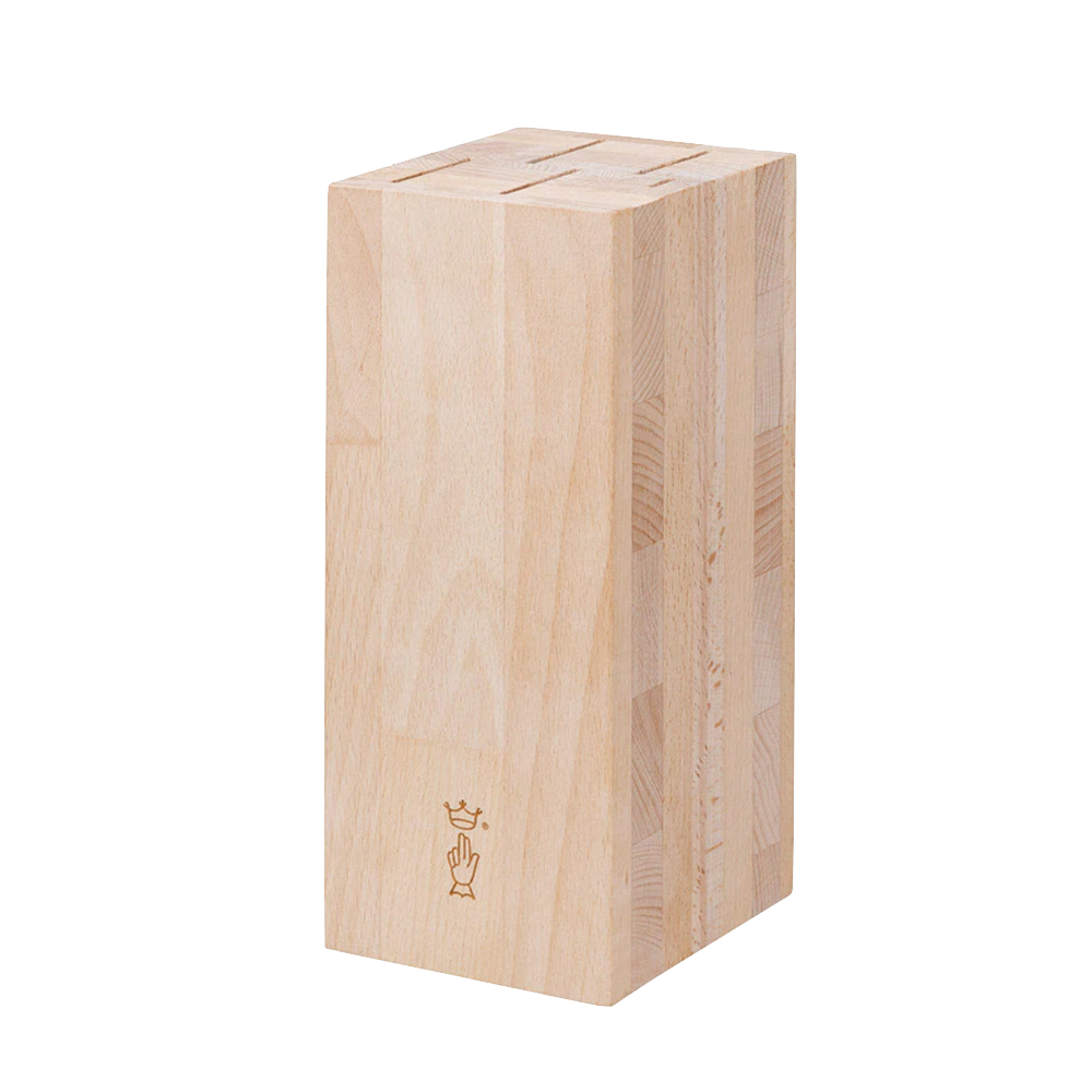 5-Slot Beech Wood Knife Block