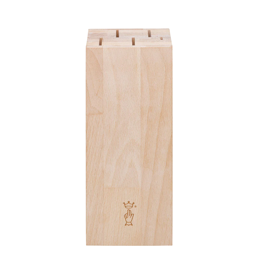 5-Slot Beech Wood Knife Block
