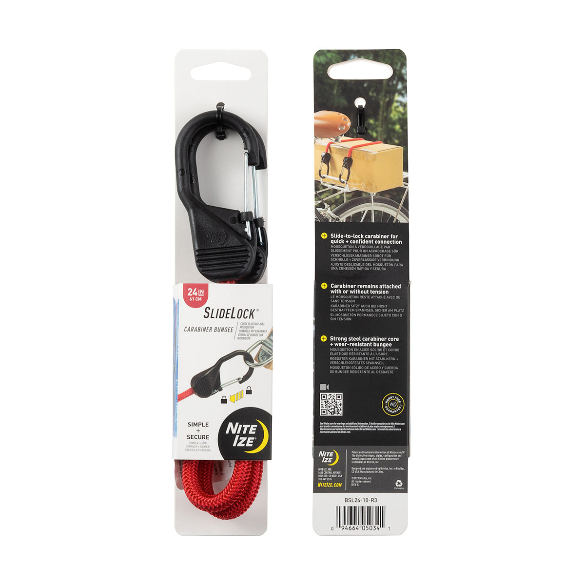 SlideLock Carabiner Bungee