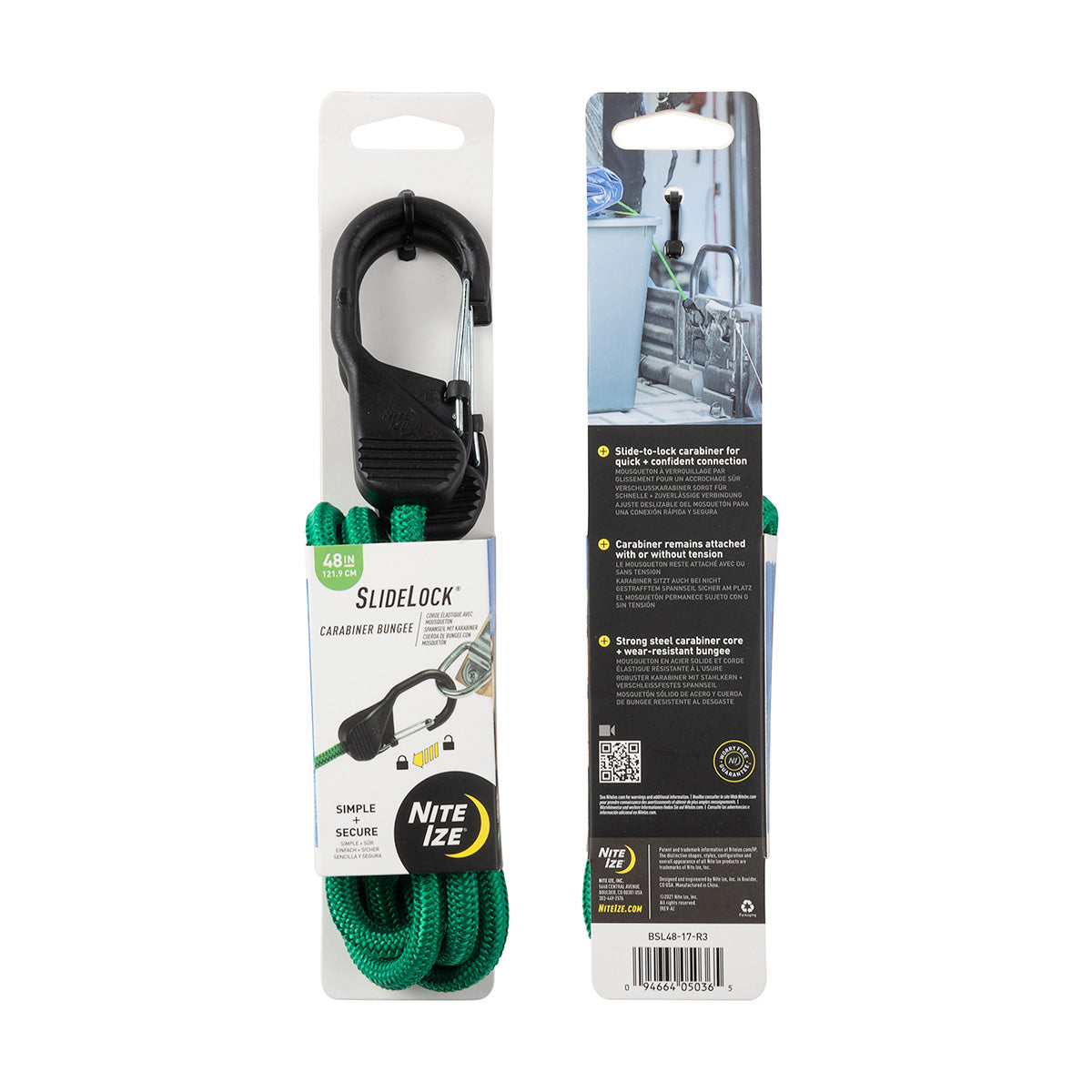 SlideLock Carabiner Bungee