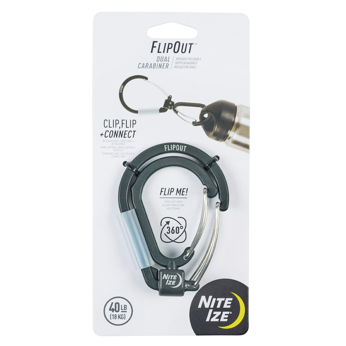 FlipOut Dual Carabiner