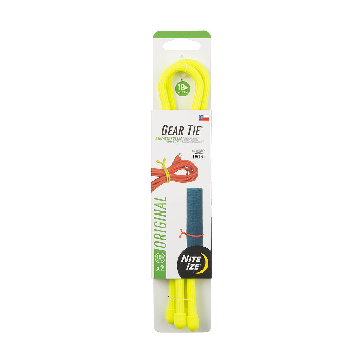 Gear Tie Reusable Rubber Twist Tie