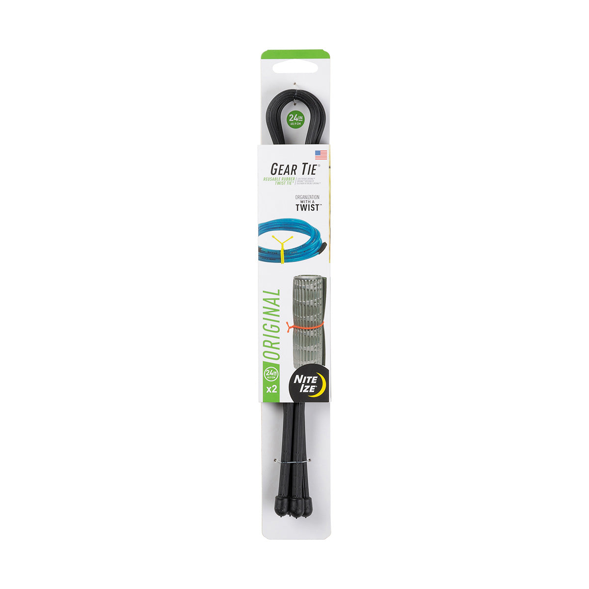 Gear Tie Reusable Rubber Twist Tie