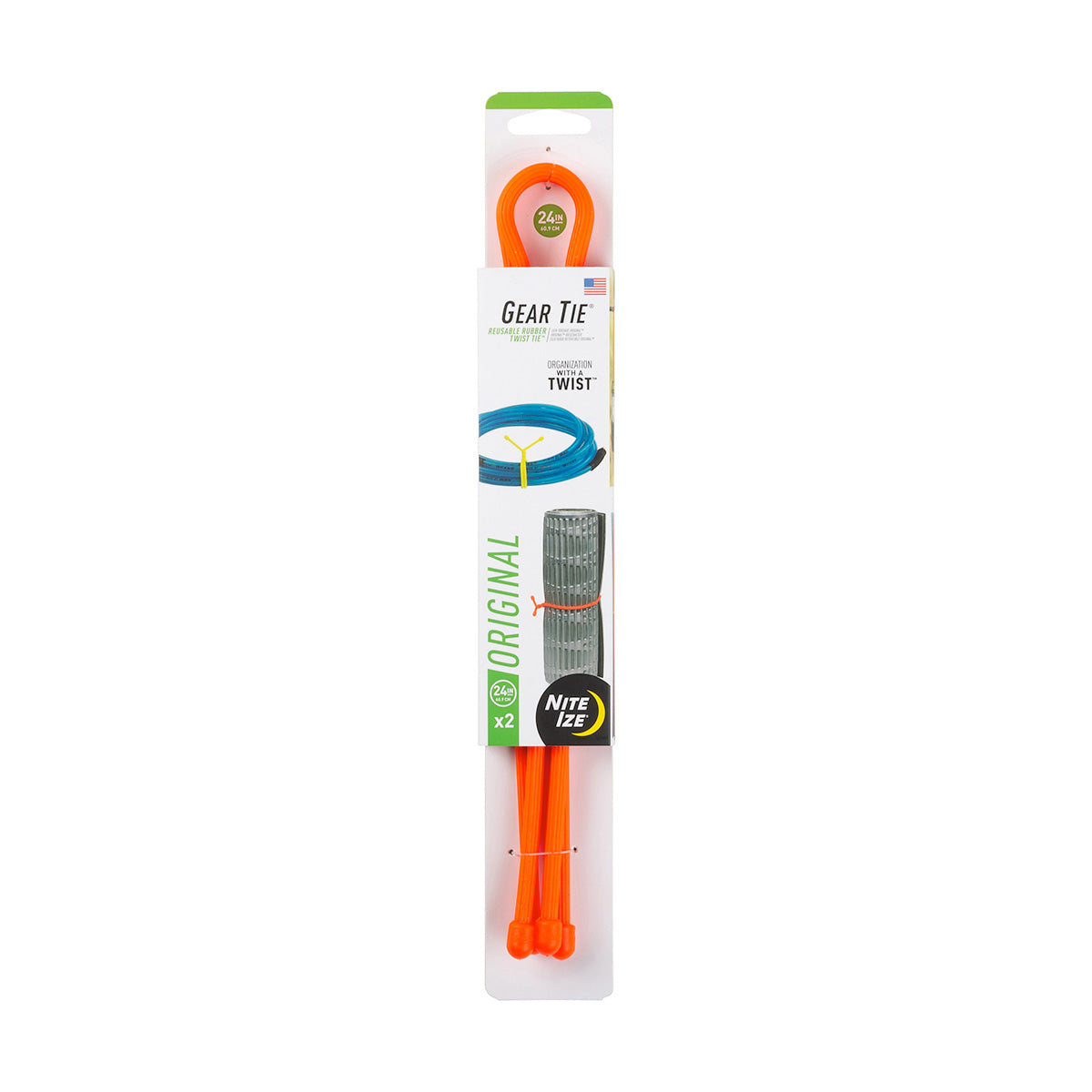 Gear Tie Reusable Rubber Twist Tie