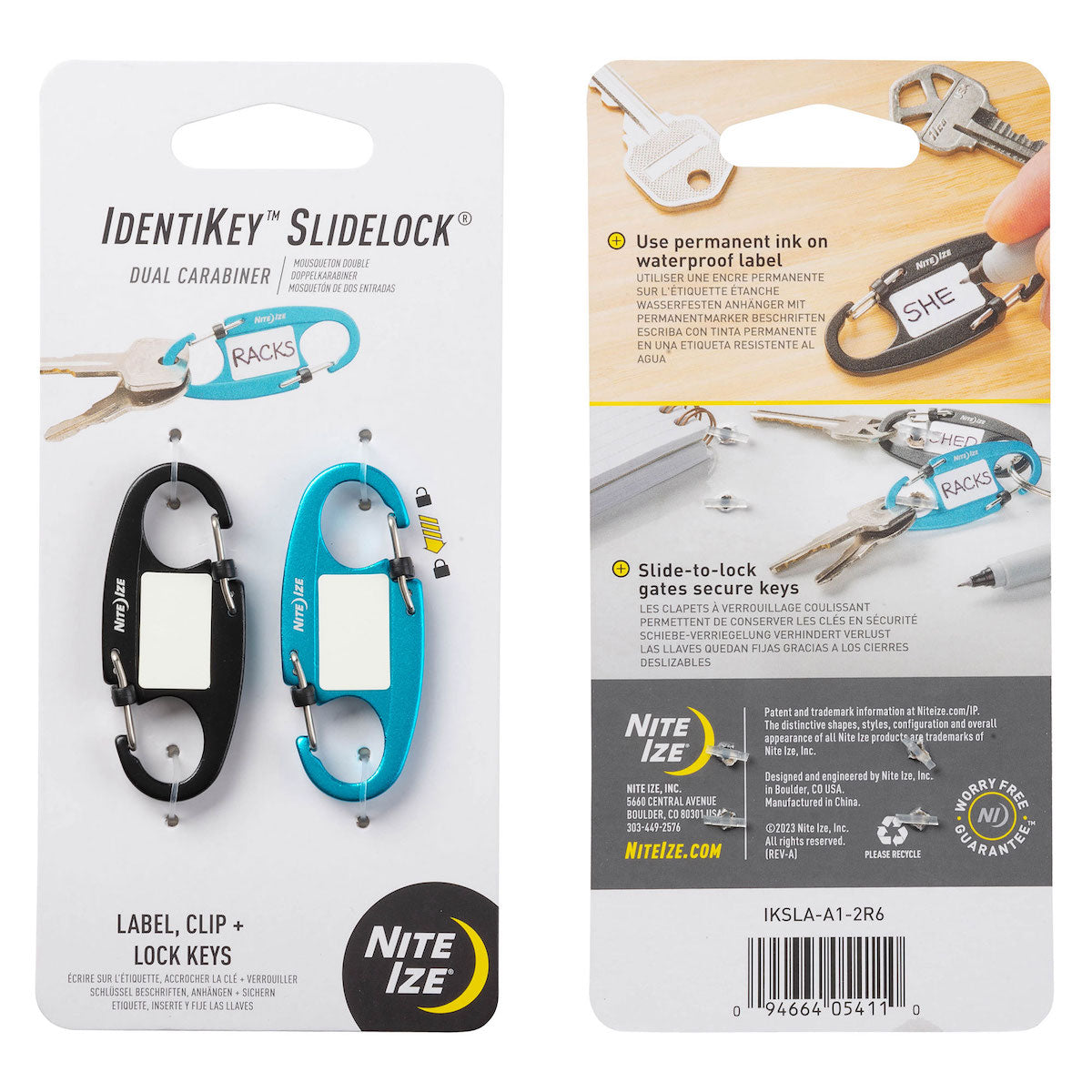 IdentiKey SlideLock Dual Carabiner
