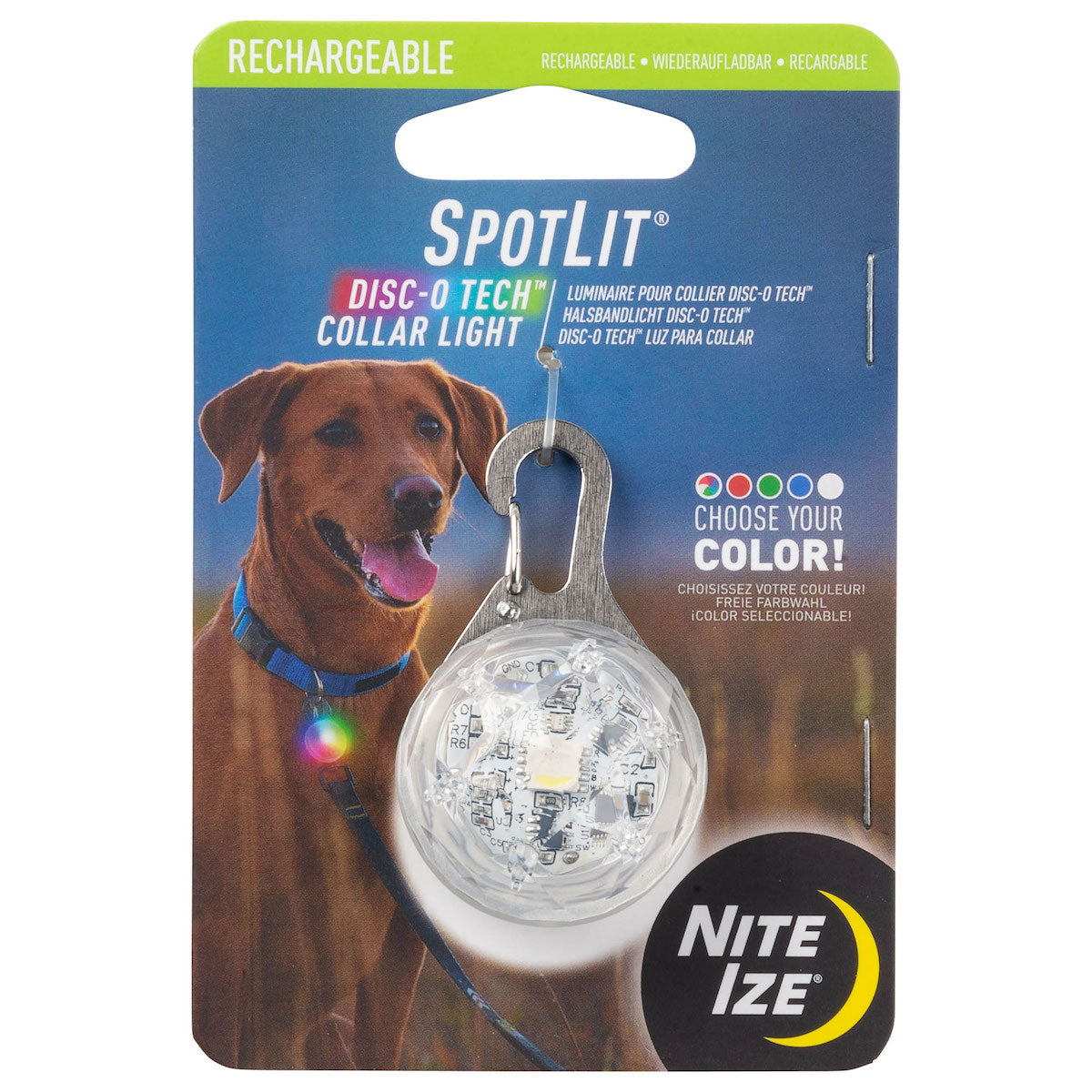 Pet Spotlit Rechargeable Collar Light