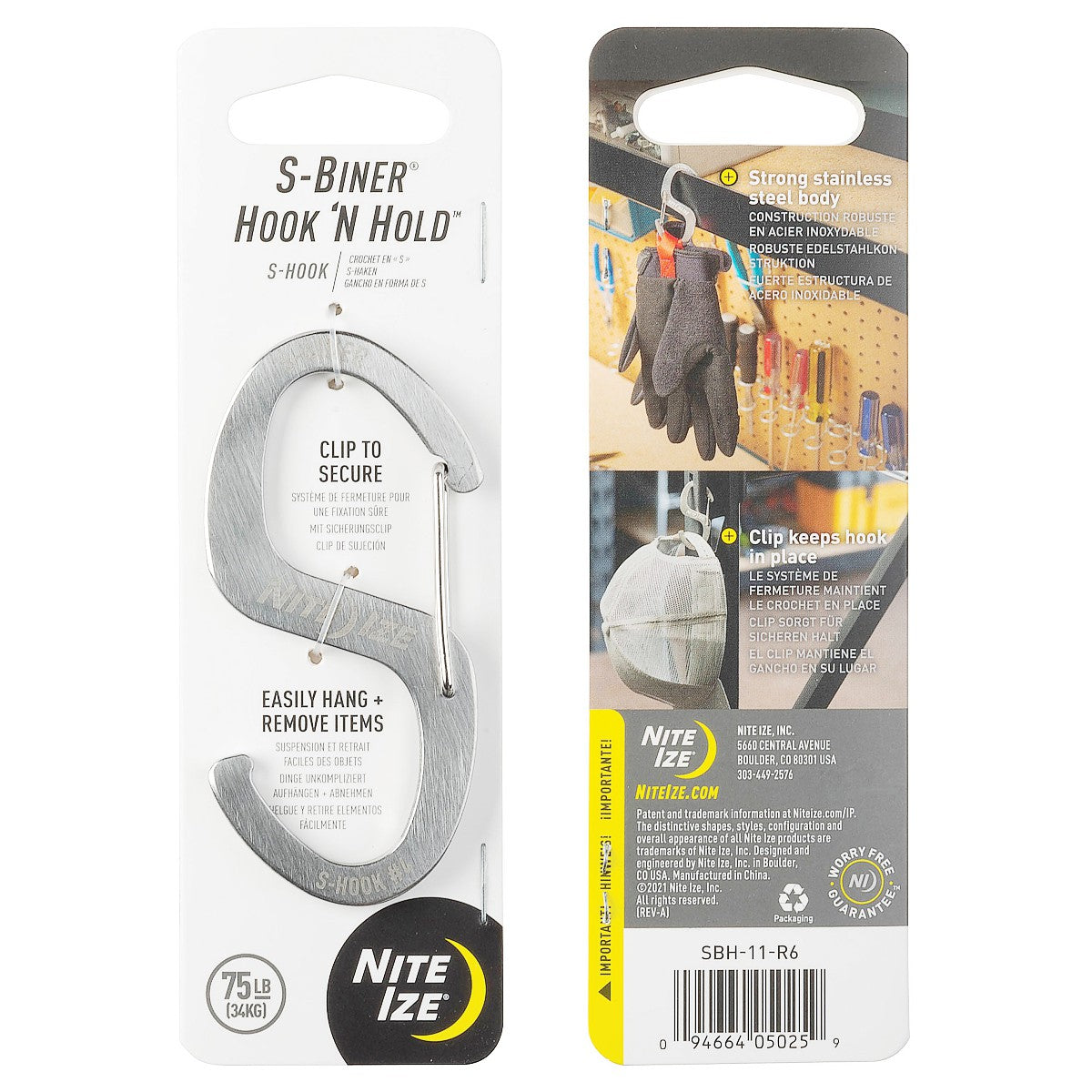 S-Biner Hook 'N Hold S-Hook