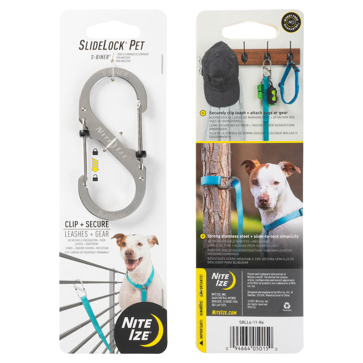 Pet SlideLock S-Biner Secure Leash Adaptor