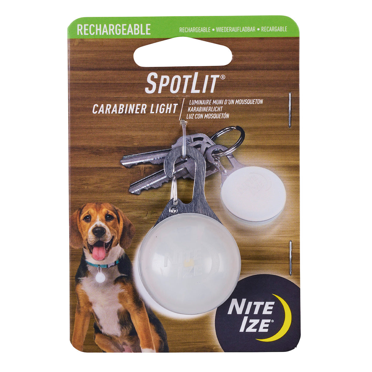 Pet SpotLit Rechargeable Carabiner Light