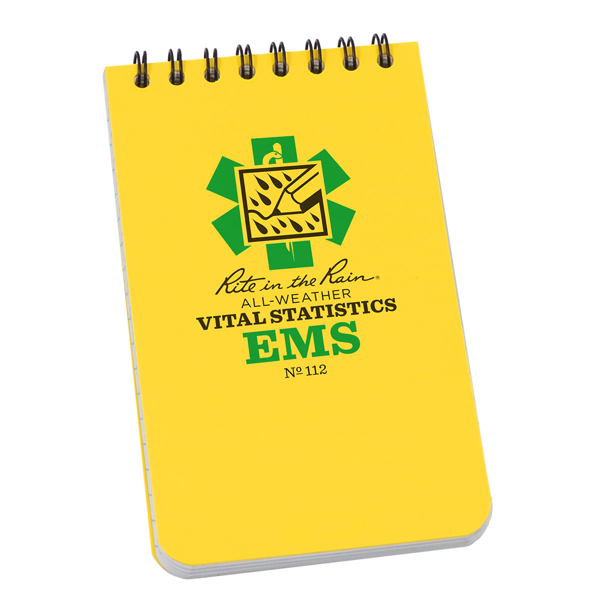 Top Spiral 3 x 5 EMS Polydura Notebook - Vital Statistics Form