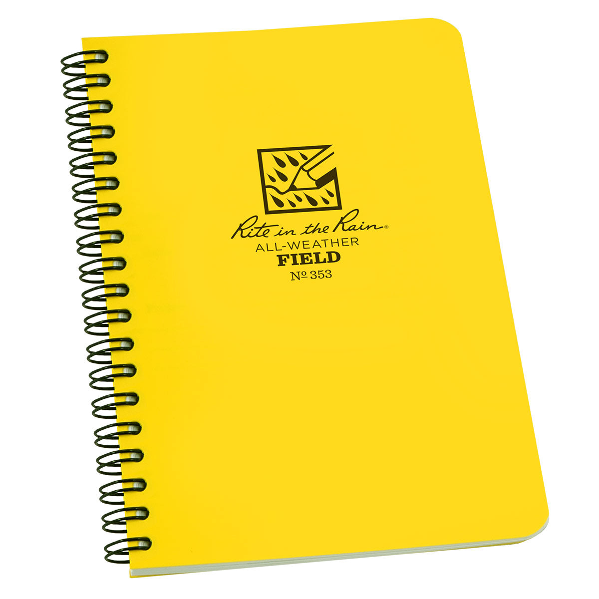 Side Spiral 4.625 x 7 Polydura Notebook - Field
