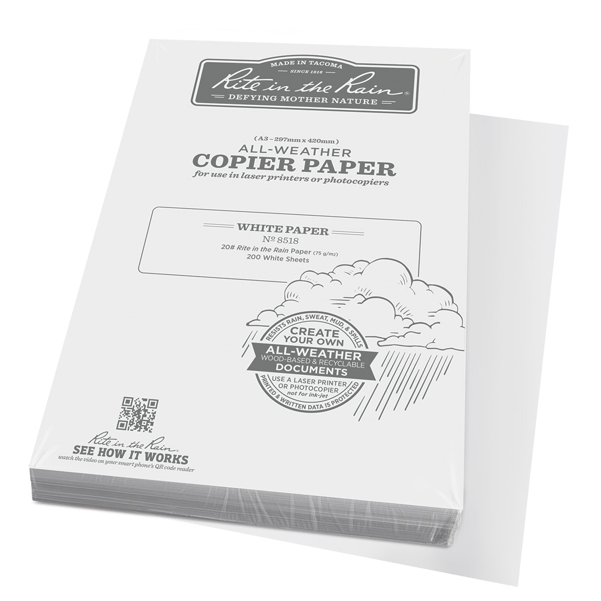 All Weather Printer Paper A3 (29.7 x 42 cm)