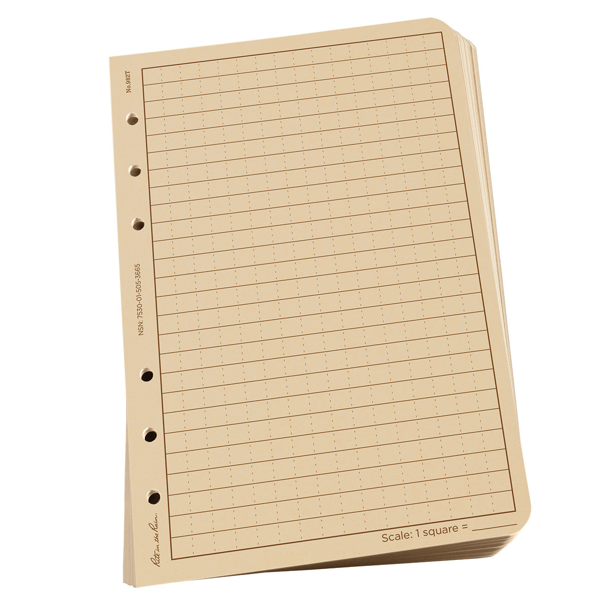 Standard Loose Leaf Planner Refill 4.625 x 7 w/6 Hole Punch