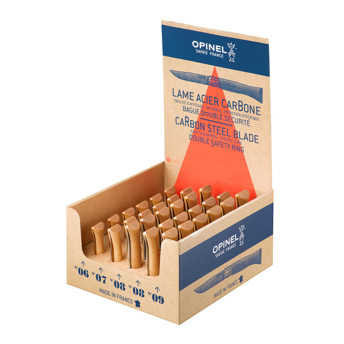 Traditional P30 Carbon Steel Knives Counter Display