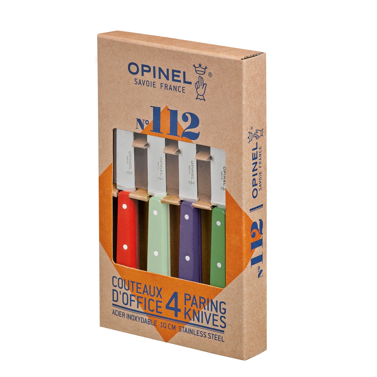 N°112 Stainless Steel Paring Knives 4PC Set