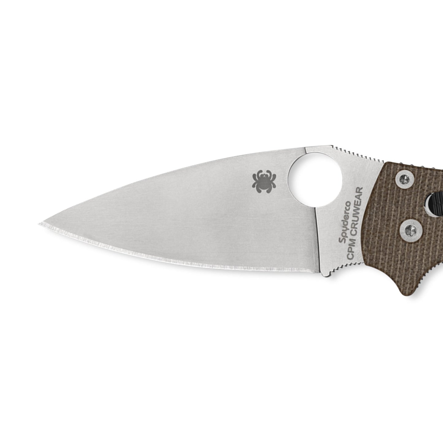 MANIX 2 BROWN CANVAS MICARTA CPM CRUWEAR PLAINEDGE