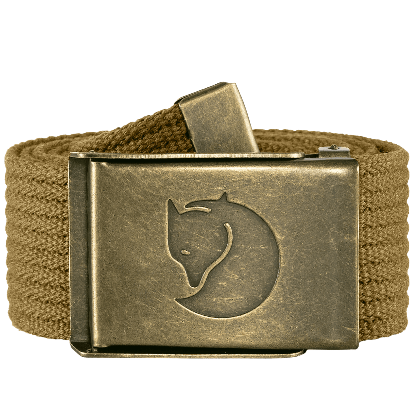 Canvas Brass Belt 4cm