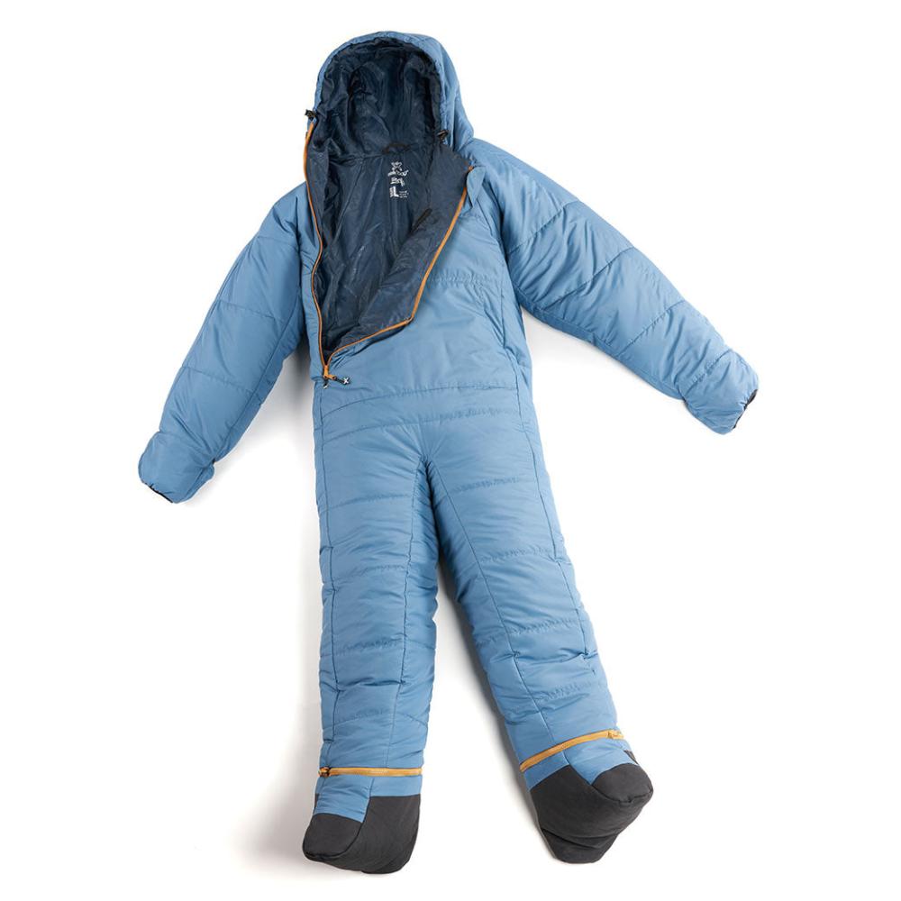 Lite Recycled Foggy Blue Wearable Sleeping Bag