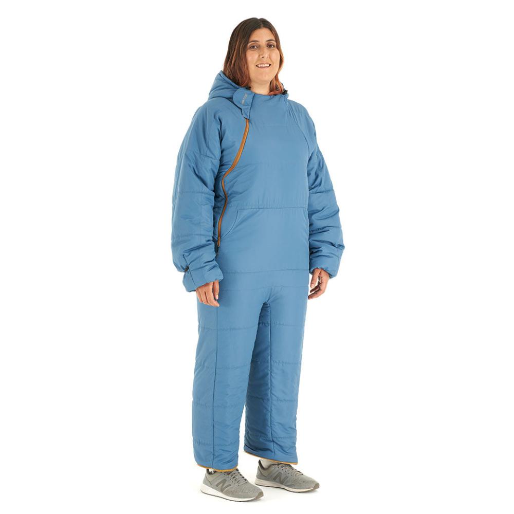 Lite Recycled Foggy Blue Wearable Sleeping Bag