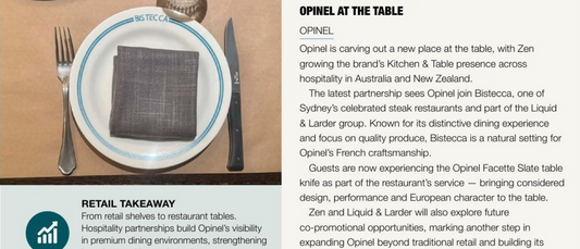 Opinel at the Table: A New Hospitality Partnership