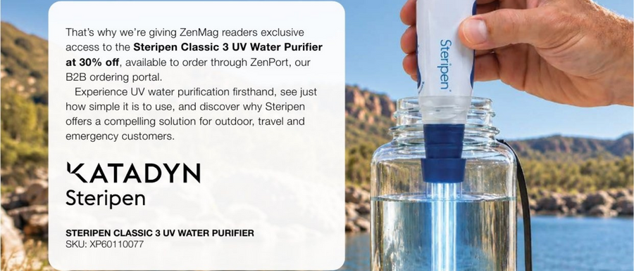 ZenMag Exclusive: 30% Off the Steripen Classic 3