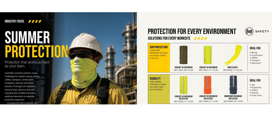 Summer Protection for Every Worksite with BUFF Safety