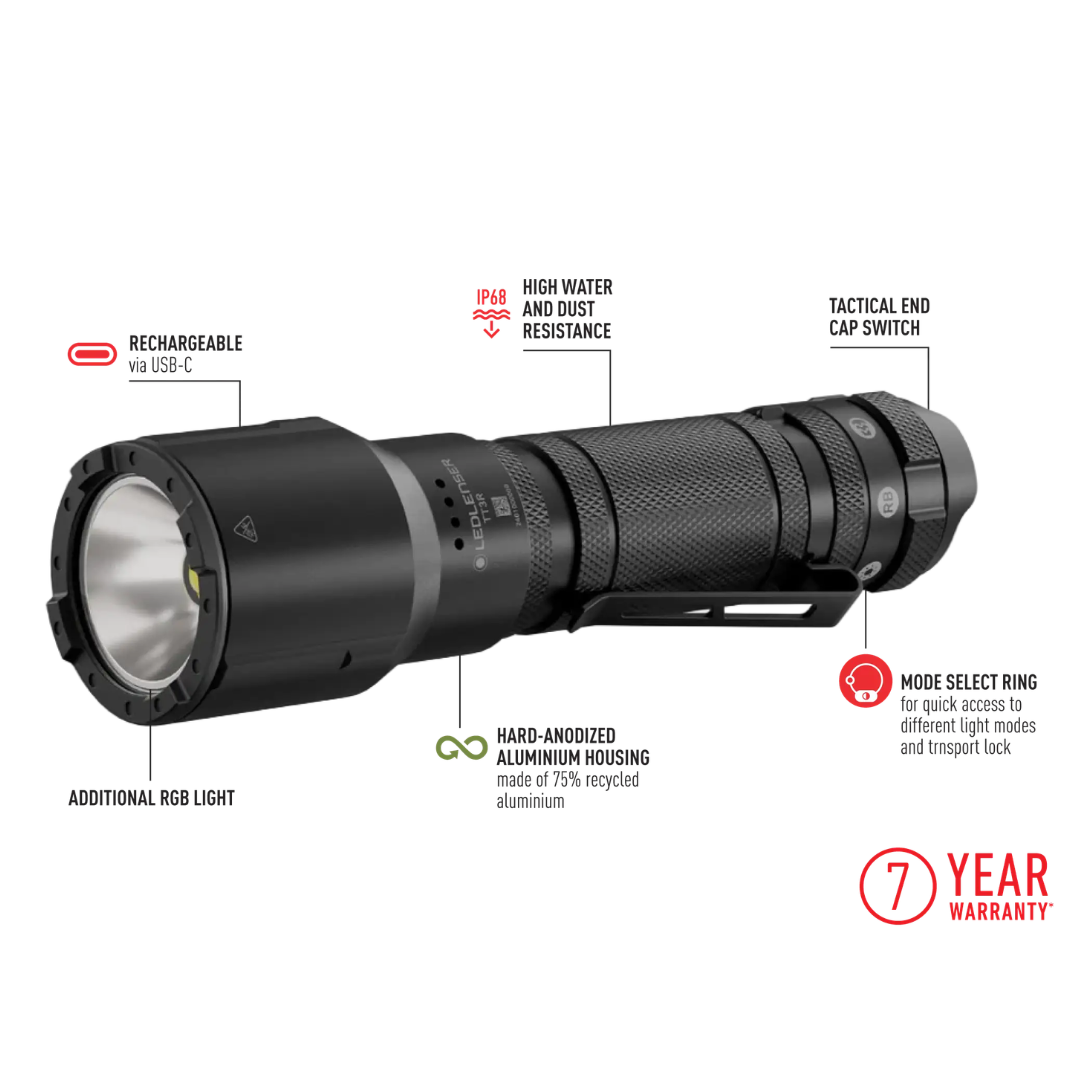 TT3R Tactical Rechargeable Torch