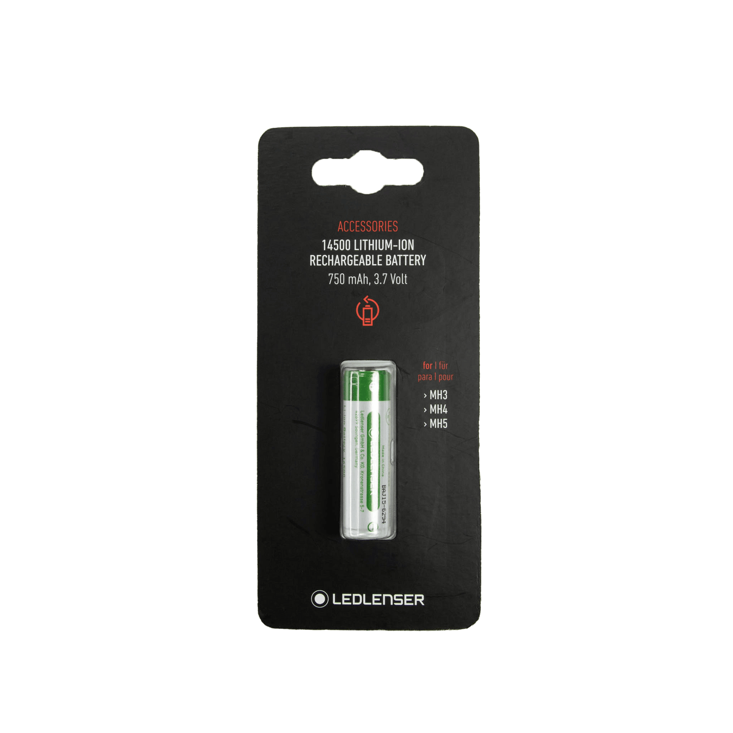 14500 Li-ion Rechargeable Battery