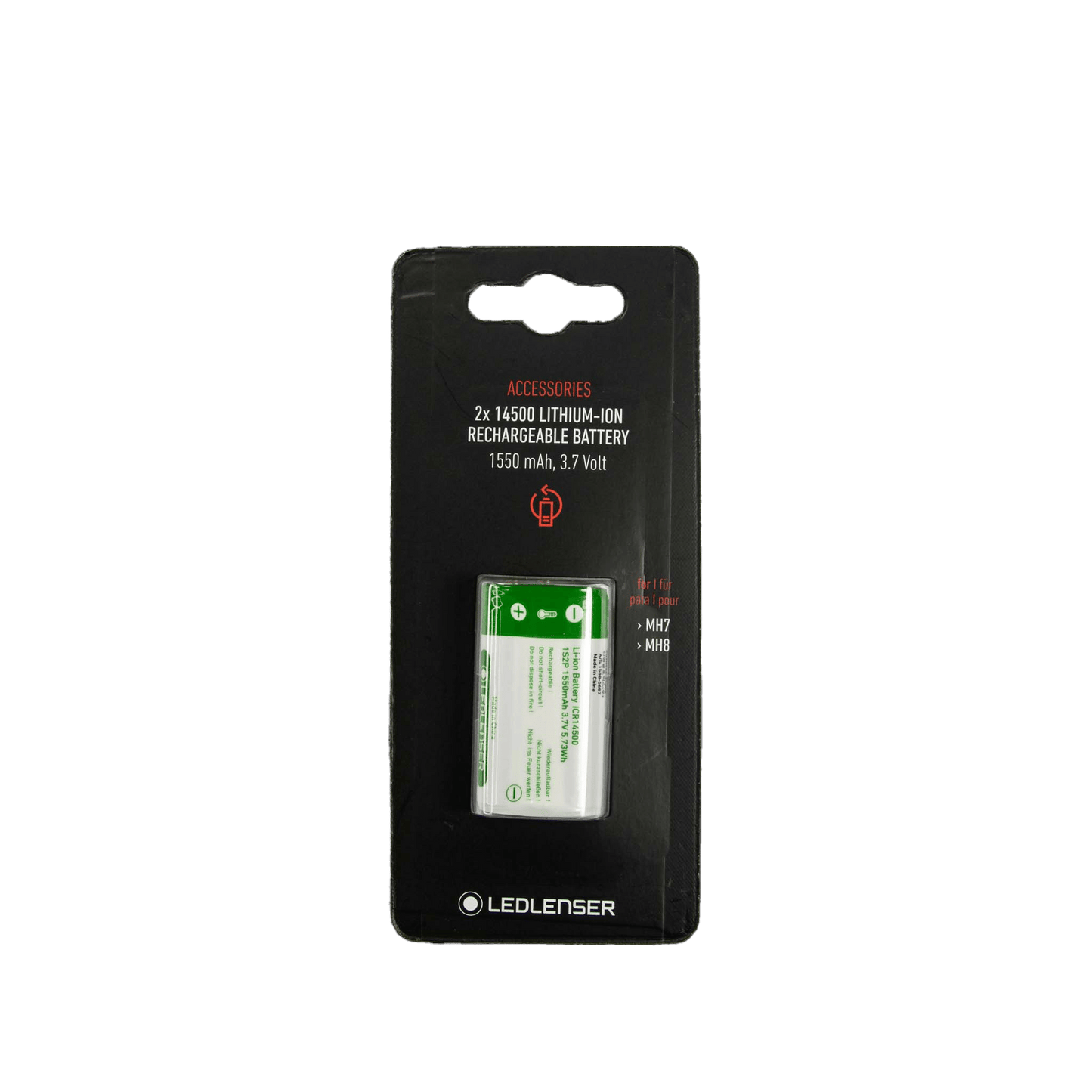 2x 14500 Li-Ion Rechargeable Battery Pack