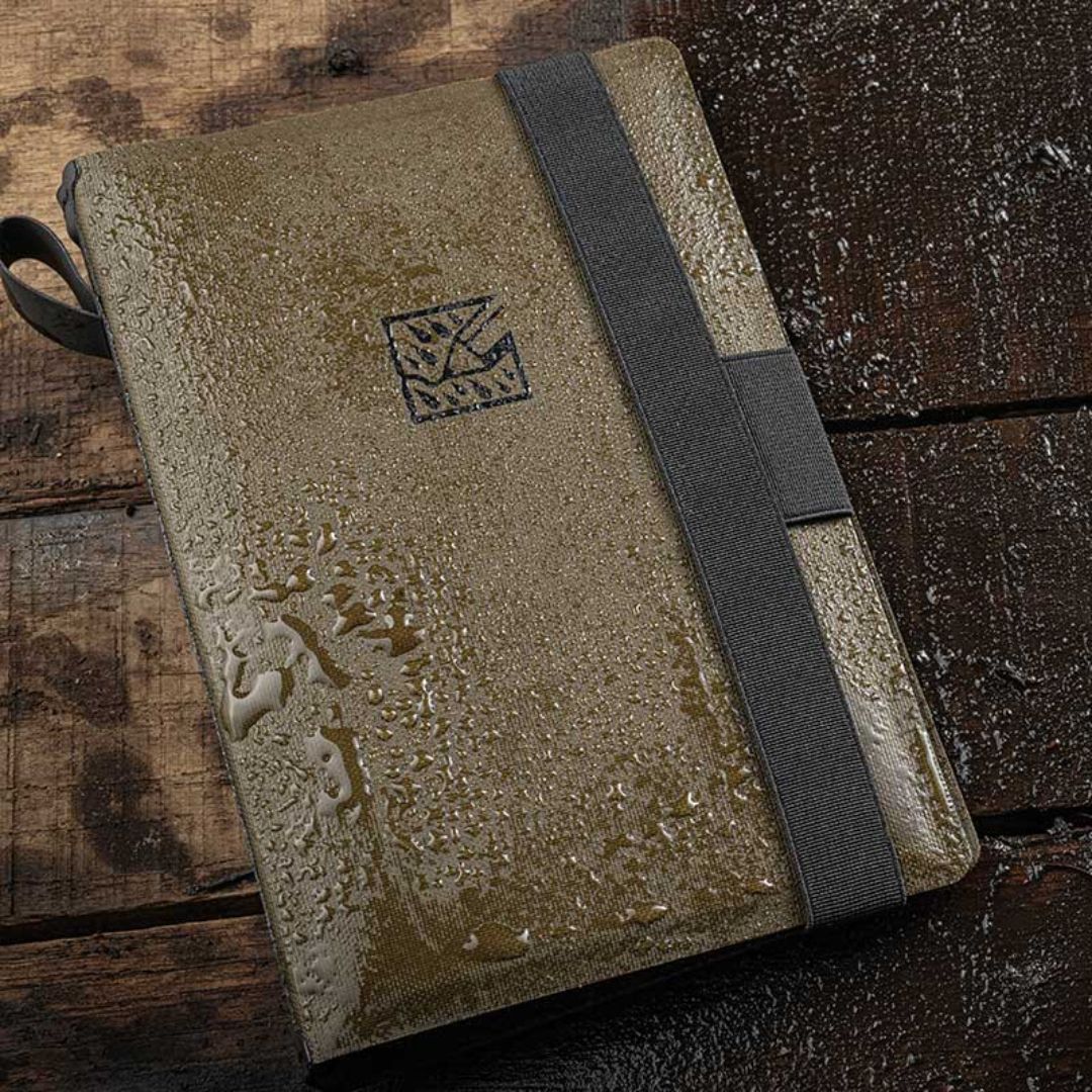 Monsoon 5.5 x 8 Notebook Cover - Dark Green