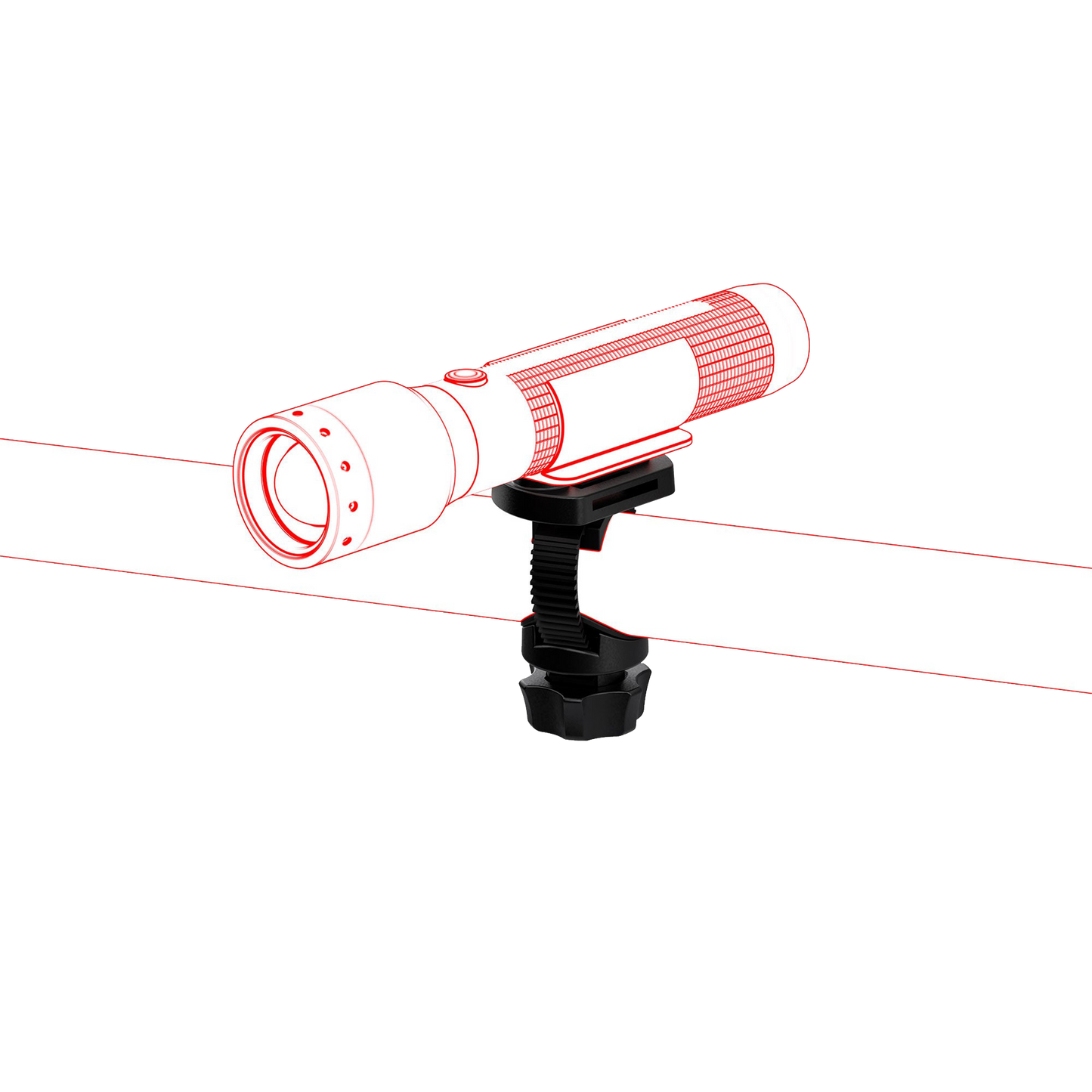 Universal Mounting Bracket Type E | Headlamp and Torch Mount