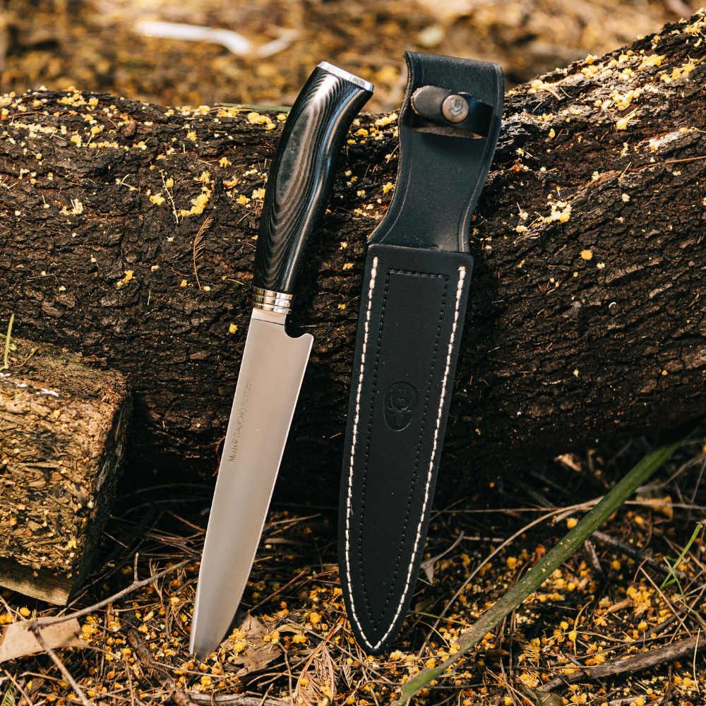 GAUCHO-20M - Black Handle Knife