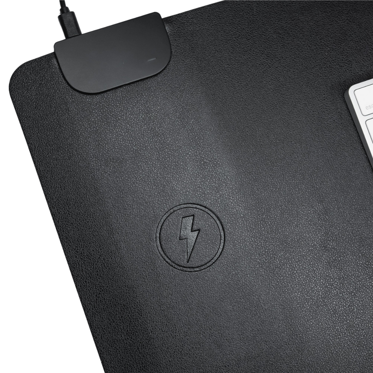 TaskPad Wireless Charging Desk Pad Black
