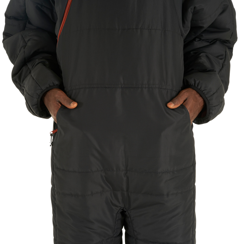 Lite Recycled Black Terracotta Wearable Sleeping Bag